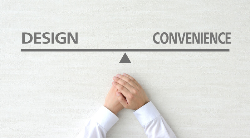 デザインと利便性のバランスを考えるのイメージ写真