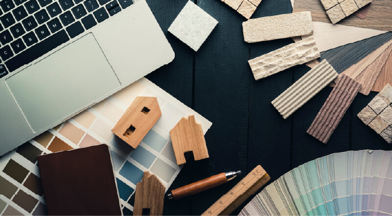 色・素材・形で統一感をつくる工夫のイメージ写真